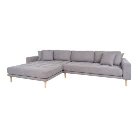   Arden Lounge Sofa sarok ülőgarnitúra 290 cm szürke - balos