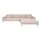 Arden Lounge Sofa sarok ülőgarnitúra 290 cm homok színű - jobbos 