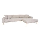 Arden Lounge Sofa sarok ülőgarnitúra 290 cm bézs - jobbos 