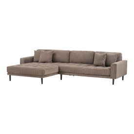   Arden Lounge Sofa sarok ülőgarnitúra 290 cm barna kord - jobbos 
