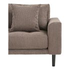 Arden Lounge Sofa sarok ülőgarnitúra 290 cm barna kord - jobbos 