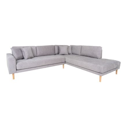 Arden Lounge Sofa II sarok ülőgarnitúra 257 cm szürke - jobbos