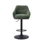 Elegáns bárszék Elano erdeizöld