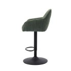 Elegáns bárszék Elano erdeizöld