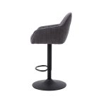 Elegáns bárszék Elano grafitszürke