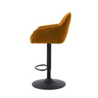 Elegáns bárszék Elano rozsdabarna