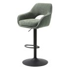 Elegáns bárszék Levano erdeizöld