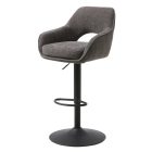 Elegáns bárszék Levano grafitszürke
