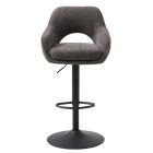 Elegáns bárszék Levano grafitszürke