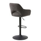 Elegáns bárszék Levano grafitszürke
