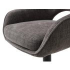 Elegáns bárszék Levano grafitszürke