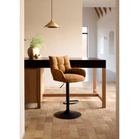 Elegáns bárszék Nuvia rozsdabarna