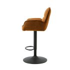 Elegáns bárszék Nuvia rozsdabarna