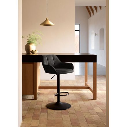 Elegáns bárszék Velian sötétszürke