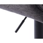 Elegáns bárszék Velian sötétszürke