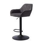 Elegáns bárszék Velian II sötétszürke