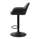 Elegáns bárszék Velian II sötétszürke