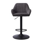 Elegáns bárszék Velian II sötétszürke