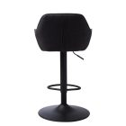 Elegáns bárszék Velian II sötétszürke