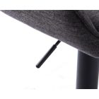 Elegáns bárszék Velian II sötétszürke