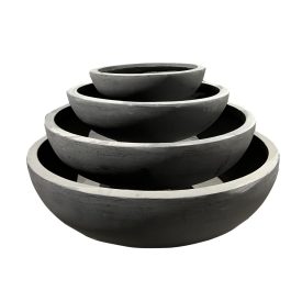 Design virágtartó ZENNA szürke M