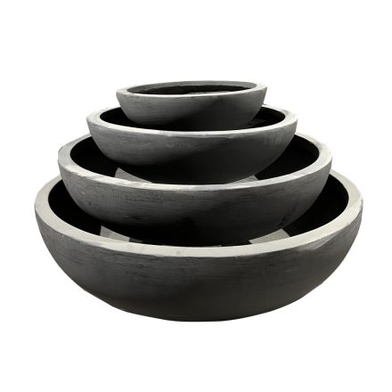 Design virágtartó ZENNA szürke XL