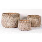 Design virágtartó TERRA ANTIQUA világos terracotta L