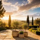 Design virágtartó TERRA ANTIQUA világos terracotta S