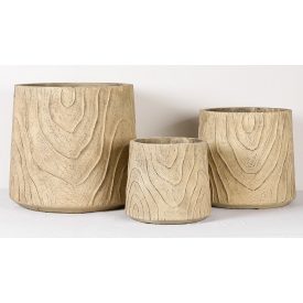 Design virágtartó VELLUM SAND I. homok Készlet