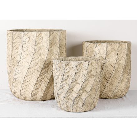 Design virágtartó FLUXARA BEIGE I. bézs M