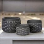 Design virágtartó YARA NOIR I. fekete M