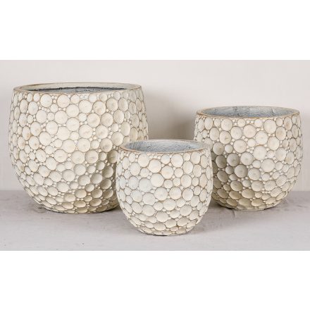 Design virágtartó GLOBERA BEIGE III. bézs L